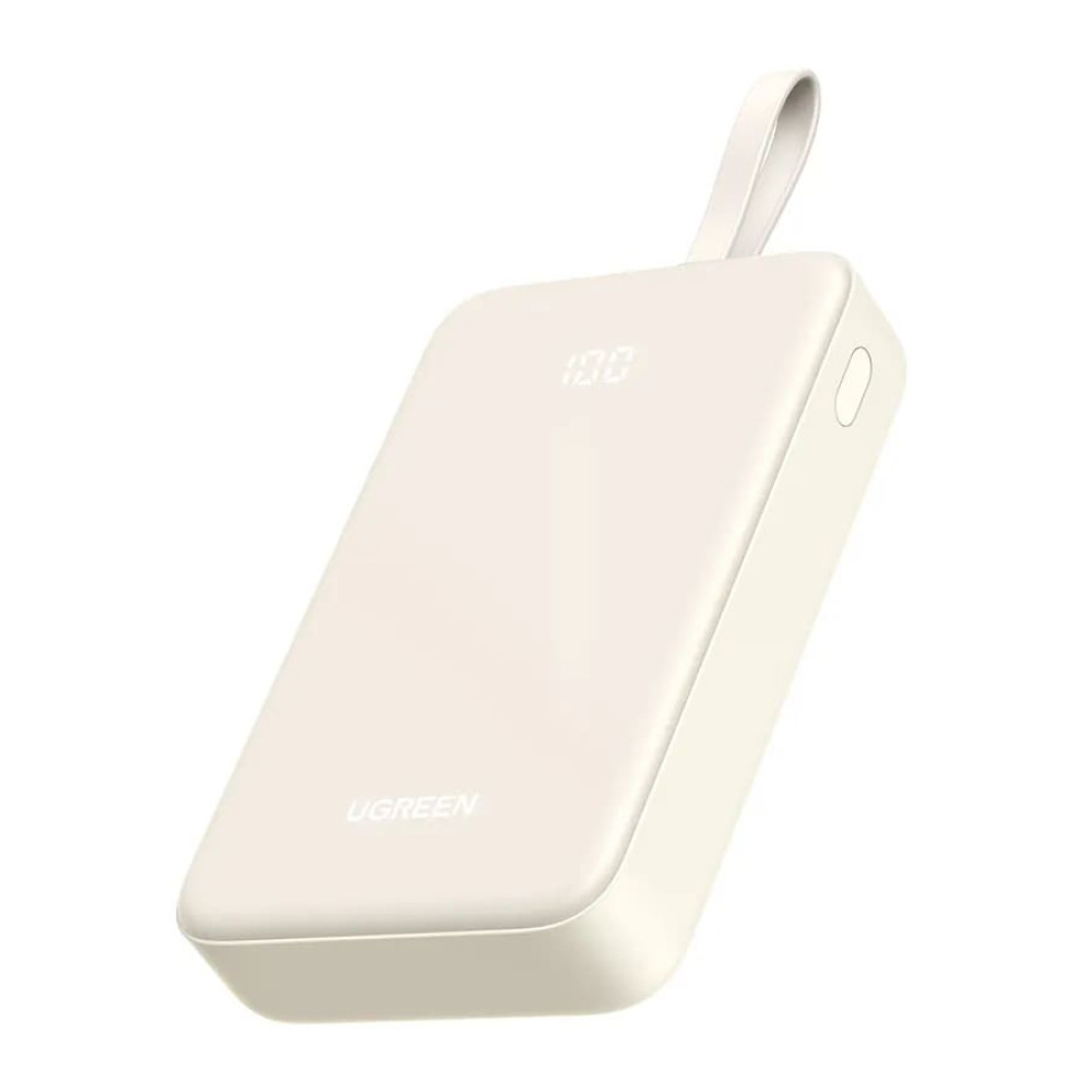 Външна батерия UGREEN - 20 000 mAh, 30W, PB521/45207 + кабел Type-C Външна батерия UGREEN - 20 000 mAh, 30W, PB521/45207 + кабел Type-C
