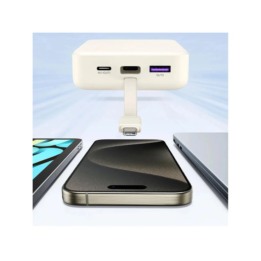 Външна батерия UGREEN - 20 000 mAh, 30W, PB521/45207 + кабел Type-C Външна батерия UGREEN - 20 000 mAh, 30W, PB521/45207 + кабел Type-C