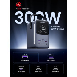 Външна батерия UGREEN Nexode - 48 000 mAh, 300W, PB770/25286  Външна батерия UGREEN Nexode - 48 000 mAh, 300W, PB770/25286
