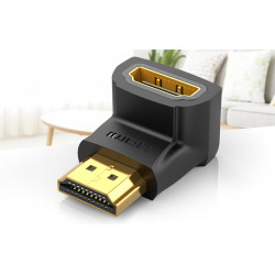Преходник ъглов VENTION AIOB0 от HDMI към HDMI, 90 градуса, 4K 60Hz Преходник ъглов VENTION AIOB0 от HDMI към HDMI, 90 градуса, 4K 60Hz