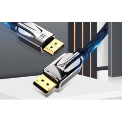 Кабел VENTION - HCABI, DisplayPort към DisplayPort, 8K, 3 метра Кабел VENTION - HCABI, DisplayPort към DisplayPort, 8K, 3 метра