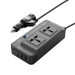 Инвертор за кола 12V/24V XO, 200W, 2xAC, 2xUSB-A,1xUSB-C - CZ011 Инвертор за кола 12V/24V XO, 200W, 2xAC, 2xUSB-A,1xUSB-C - CZ011