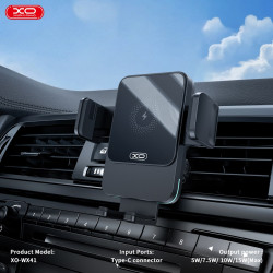 Холдер XO -WX041 прикрепящ механизъм + Wireless 15W  Холдер XO -WX041 прикрепящ механизъм + Wireless 15W