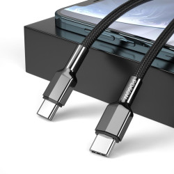 Кабел XO - NB-183B, 60W Type-C към Type-C, 1 метър Кабел XO - NB-183B, 60W Type-C към Type-C, 1 метър