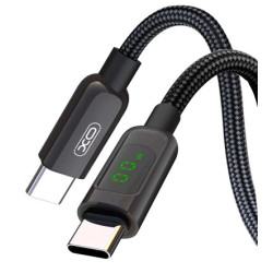 Кабел XO - NB-Q203B 60W, Type-C към Type-C, 1 метър Кабел XO - NB-Q203B 60W, Type-C към Type-C, 1 метър