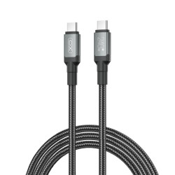 Кабел XO - NB-Q264B 240W, Type-C към Type-C, Metal Braided ,1 метър Кабел XO - NB-Q264B 240W, Type-C към Type-C, Metal Braided ,1 метър