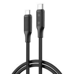 Кабел XO - NB-Q265B 60W, Type-C към Type-C, 1 метър Кабел XO - NB-Q265B 60W, Type-C към Type-C, 1 метър