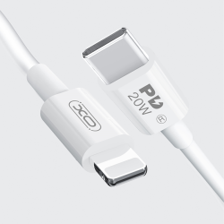 Кабел XO - NB-Q189A 20W, Type-C към Lightning, 1 метър Кабел XO - NB-Q189A 20W, Type-C към Lightning, 1 метър
