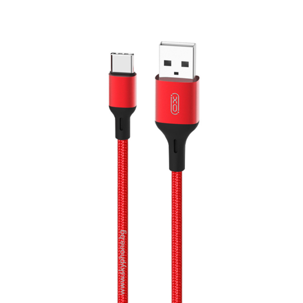 Кабел XO - NB143 USB-A - Type-C, 2А , 1 метър Кабел XO - NB143 USB-A - Type-C, 2А , 1 метър