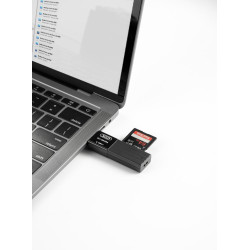 Четец на карти XO - DK05A, USB-A 2.0, TF/SD карта Четец на карти XO - DK05A, USB-A 2.0, TF/SD карта