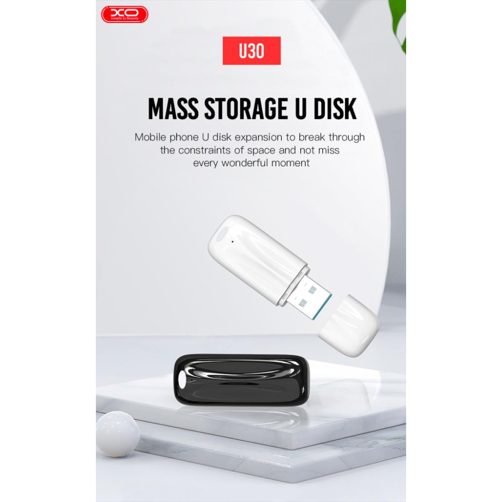 Флашка XO - U30, 128GB Флашка XO - U30, 128GB