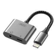 Преходник адаптер XO - NB-R258B от Lightning към Lightning + AUX /f/ 3.5mm Преходник адаптер XO - NB-R258B от Lightning към Lightning + AUX /f/ 3.5mm