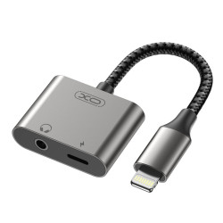 Преходник адаптер XO - NB-R258B от Lightning към Lightning + AUX /f/ 3.5mm Преходник адаптер XO - NB-R258B от Lightning към Lightning + AUX /f/ 3.5mm