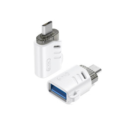 Преходник XO - NB256C Mini от Micro OTG към USB-A Преходник XO - NB256C Mini от Micro OTG към USB-A