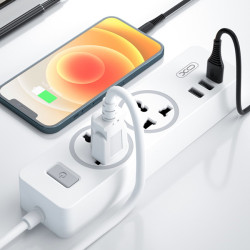 Разклонител смарт XO - WL04 2 x Sockets + 3 USB Разклонител смарт XO - WL04 2 x Sockets + 3 USB