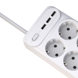 Разклонител смарт XO - WL07 10 x Sockets + 3 x USB + Превключвател Разклонител смарт XO - WL07 10 x Sockets + 3 x USB + Превключвател