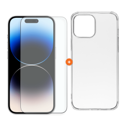 СЕТ Калъф XO Qingying + Стъклен протектор 2.5D MATT за Apple iPhone 14 Plus  СЕТ Калъф XO Qingying + Стъклен протектор 2.5D MATT за Apple iPhone 14 Plus