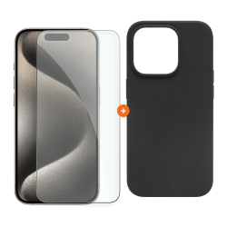 СЕТ Калъф XO MATT Frosted + Стъклен протектор 2.5D за Apple iPhone 15 Plus  СЕТ Калъф XO MATT Frosted + Стъклен протектор 2.5D за Apple iPhone 15 Plus