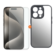 СЕТ Калъф XO Skin Touch + Стъклен протектор 2.5D за Apple iPhone 15 Pro Max  СЕТ Калъф XO Skin Touch + Стъклен протектор 2.5D за Apple iPhone 15 Pro Max