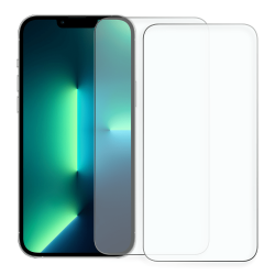 СЕТ Стъклени протектори XO 2.5D за Apple iPhone 13 Pro Max - МАТТ  СЕТ Стъклени протектори XO 2.5D за Apple iPhone 13 Pro Max - МАТТ