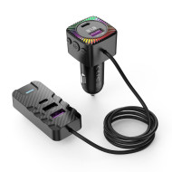 Трансмитер XO - BCC13, 5 Outputs/6.2A: 3.1A/5V: USB-A, USB-C + 3.1A/5V:2xUSB-A, USB-C Трансмитер XO - BCC13, 5 Outputs/6.2A: 3.1A/5V: USB-A, USB-C + 3.1A/5V:2xUSB-A, USB-C