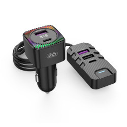 Трансмитер XO - BCC13, 5 Outputs/6.2A: 3.1A/5V: USB-A, USB-C + 3.1A/5V:2xUSB-A, USB-C Трансмитер XO - BCC13, 5 Outputs/6.2A: 3.1A/5V: USB-A, USB-C + 3.1A/5V:2xUSB-A, USB-C