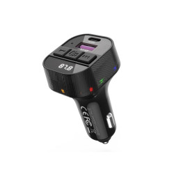 Трансмитер XO - BCC17, MP3 Wireless 30W, QC,PD 3A, USB-A, USB-C Трансмитер XO - BCC17, MP3 Wireless 30W, QC,PD 3A, USB-A, USB-C