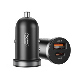 Зарядно за автомобил 12V XO - CC56 30W, USB-A, USB-C, QC 3.0, PD3 Зарядно за автомобил 12V XO - CC56 30W, USB-A, USB-C, QC 3.0, PD3