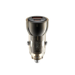 Зарядно за автомобил 12V XO - CC60 60W, USB-A/QC 3.0 + USB-C/PD3 Зарядно за автомобил 12V XO - CC60 60W, USB-A/QC 3.0 + USB-C/PD3