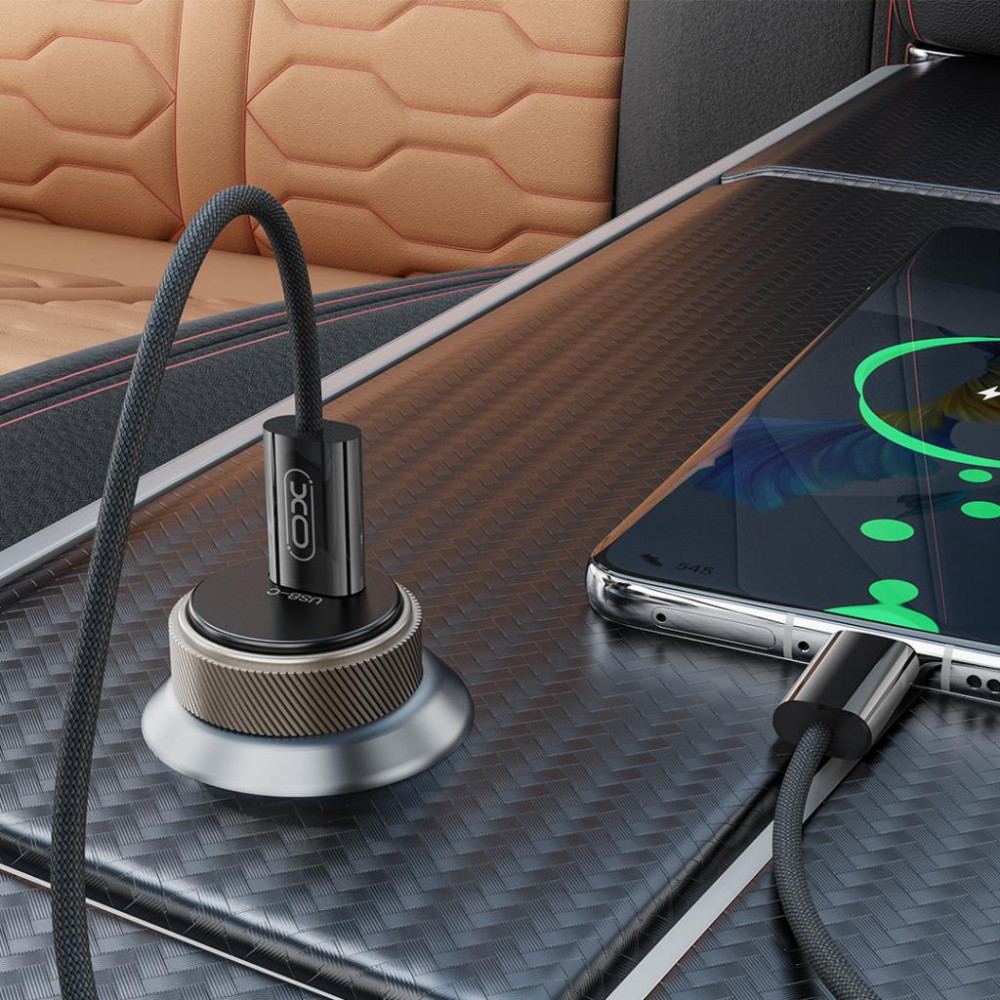 Зарядно за автомобил 12V XO - CC70 30W, USB-C Зарядно за автомобил 12V XO - CC70 30W, USB-C