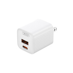 Зарядно устройство 220V XO - L149 30W, USB-A и USB-C, QC, PD Зарядно устройство 220V XO - L149 30W, USB-A и USB-C, QC, PD
