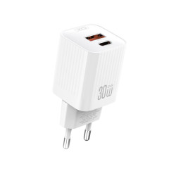 Зарядно устройство 220V XO - L149 30W, USB-A и USB-C, QC, PD Зарядно устройство 220V XO - L149 30W, USB-A и USB-C, QC, PD
