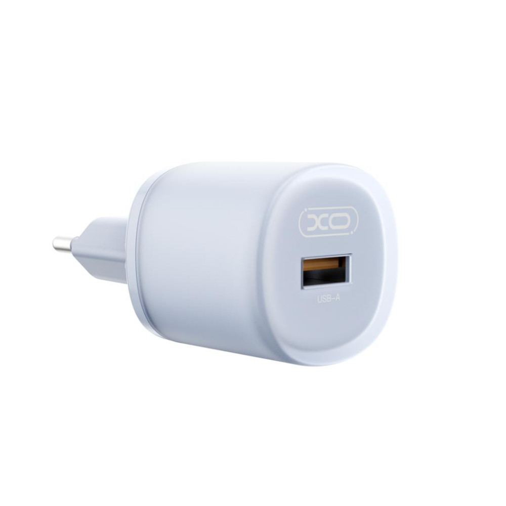 Зарядно устройство 220V XO - L157 18W, USB-A - син Зарядно устройство 220V XO - L157 18W, USB-A - син