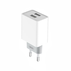 Зарядно устройство 220V XO - L65 12W, 2xUSB-A Зарядно устройство 220V XO - L65 12W, 2xUSB-A