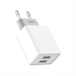 Зарядно устройство 220V XO - L65 12W, 2xUSB-A Зарядно устройство 220V XO - L65 12W, 2xUSB-A