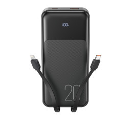 Външна батерия XO PR249 + кабел Type-C / Lightning - 20 000 mAh, 20W PD, 22.5W QC Външна батерия XO PR249 + кабел Type-C / Lightning - 20 000 mAh, 20W PD, 22.5W QC