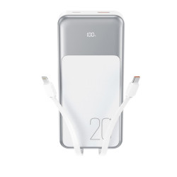 Външна батерия XO PR249 + кабел Type-C / Lightning - 20 000 mAh, 20W PD, 22.5W QC Външна батерия XO PR249 + кабел Type-C / Lightning - 20 000 mAh, 20W PD, 22.5W QC