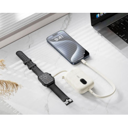 Безжична външна батерия XO PR260 + кабел Type-C - 10 000 mAh, 20W + Wireless ЗУ за Apple часовник   Безжична външна батерия XO PR260 + кабел Type-C - 10 000 mAh, 20W + Wireless ЗУ за Apple часовник