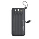 Външна батерия XO PR279 + кабел Type-C / Lightning / Micro - 20 000 mAh, 10W
