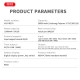 Външна батерия XO PR279 + кабел Type-C / Lightning / Micro - 20 000 mAh, 10W