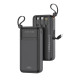 Външна батерия XO PR279 + кабел Type-C / Lightning / Micro - 20 000 mAh, 10W