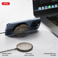 Безжично зарядно 15W MagSafe със стойка - XO - CX028  Безжично зарядно 15W MagSafe със стойка - XO - CX028