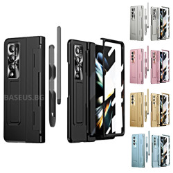 Калъф FW Full Body със стойка + писалка S-Pen за Samsung Galaxy Z Fold 4 - 360-градусова протекция - Full Color Калъф FW Full Body със стойка + писалка S-Pen за Samsung Galaxy Z Fold 4 - 360-градусова протекция - Full Color