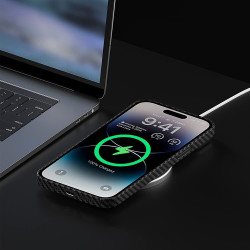 Карбонов калъф Genuine Carbon MagSafe за Samsung Galaxy S23 Ultra - ИСТИНСКИ КАРБОН Карбонов калъф Genuine Carbon MagSafe за Samsung Galaxy S23 Ultra - ИСТИНСКИ КАРБОН