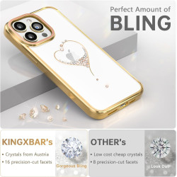 Калъф Kingxbar Wish Series за Apple iPhone 14 - златен Калъф Kingxbar Wish Series за Apple iPhone 14 - златен