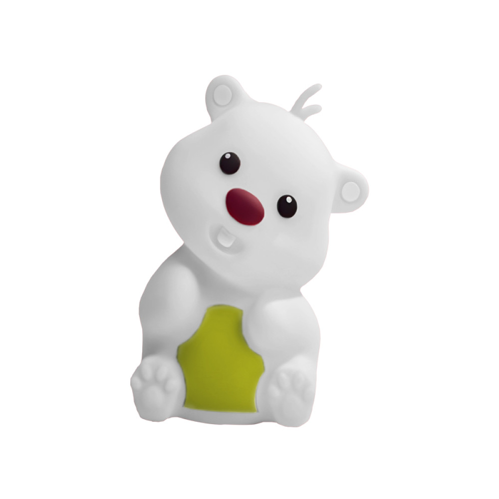 Нощна лампа Nimbo Silicone Bear, TAP, 3-whites, USB