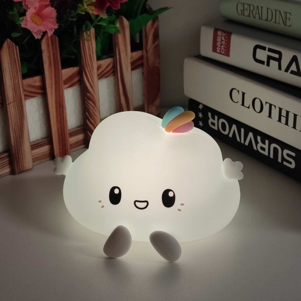 Нощна лампа Nimbo Silicone Cat, PAT, colorful, USB Нощна лампа Nimbo Silicone Cat, PAT, colorful, USB