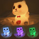 Нощна лампа Nimbo Silicone Cat, PAT, colorful, USB Нощна лампа Nimbo Silicone Cat, PAT, colorful, USB
