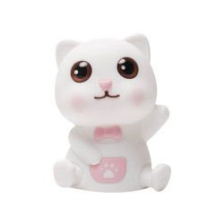 Нощна лампа Nimbo Silicone Cat, PAT, colorful, USB