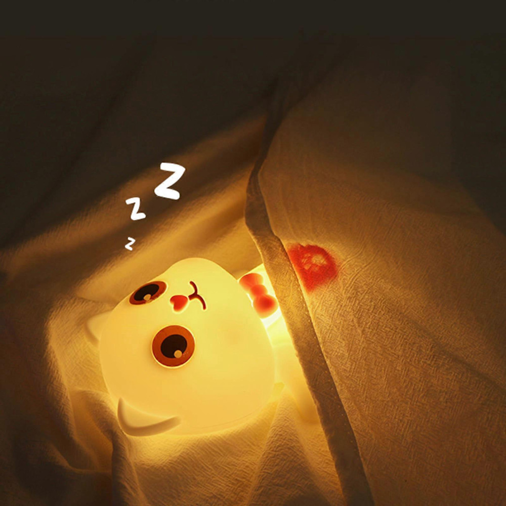 Нощна лампа Nimbo Silicone Cat, PAT, colorful, USB Нощна лампа Nimbo Silicone Cat, PAT, colorful, USB